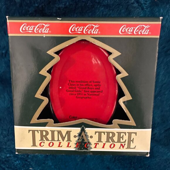 Vintage-Coca Cola Christmas ornament from 1990 ‘Trim A Tree' Collection - Picture 2 of 2